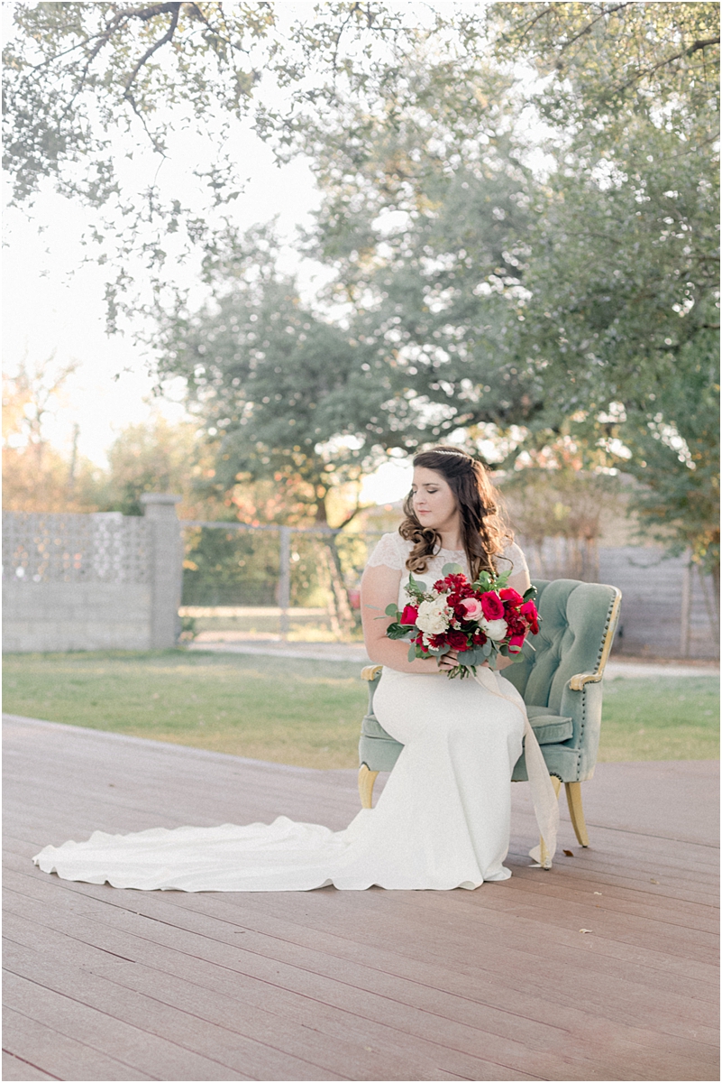 This bridal session at the Grove on Brushy Creek in Round Rock, Texas was absolutely beautiful on this sunny day in the middle of Texas winter! 