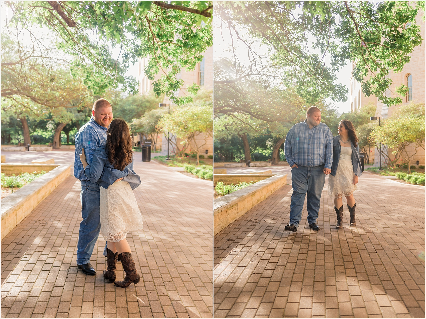 Austin Texas ATX Engagement Session Wildflowers St. Ed's