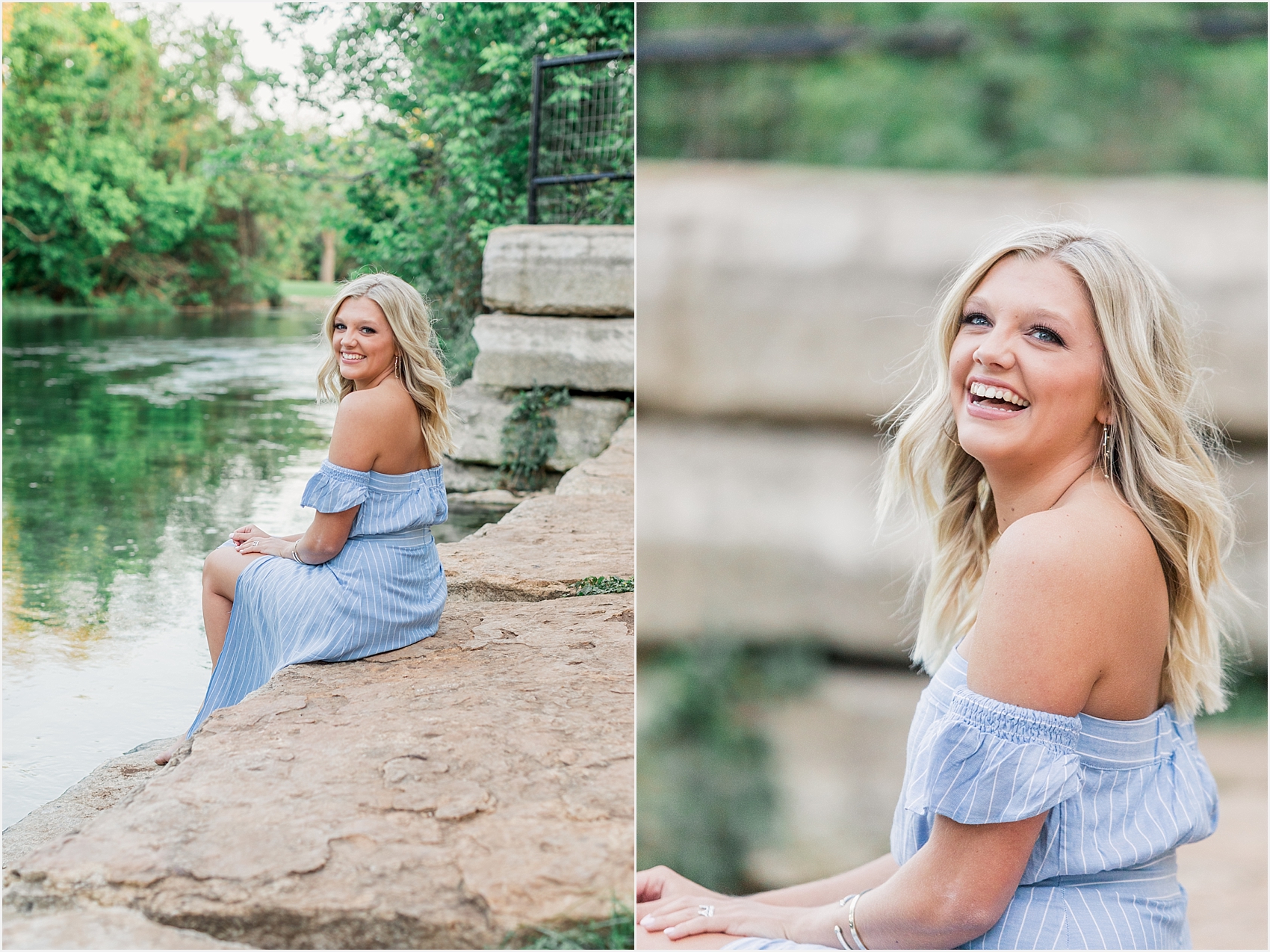 Texas State University Senior Portrait Session 2018 Graduate San Marcos River