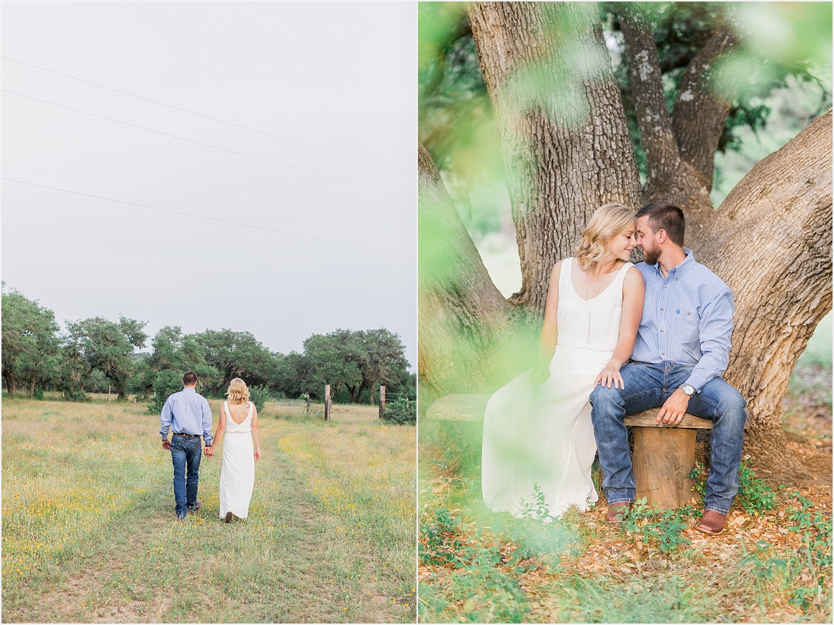 Austin Texas ATX Engagement Session Wedding Photographer Wildflowers Canyon Lake