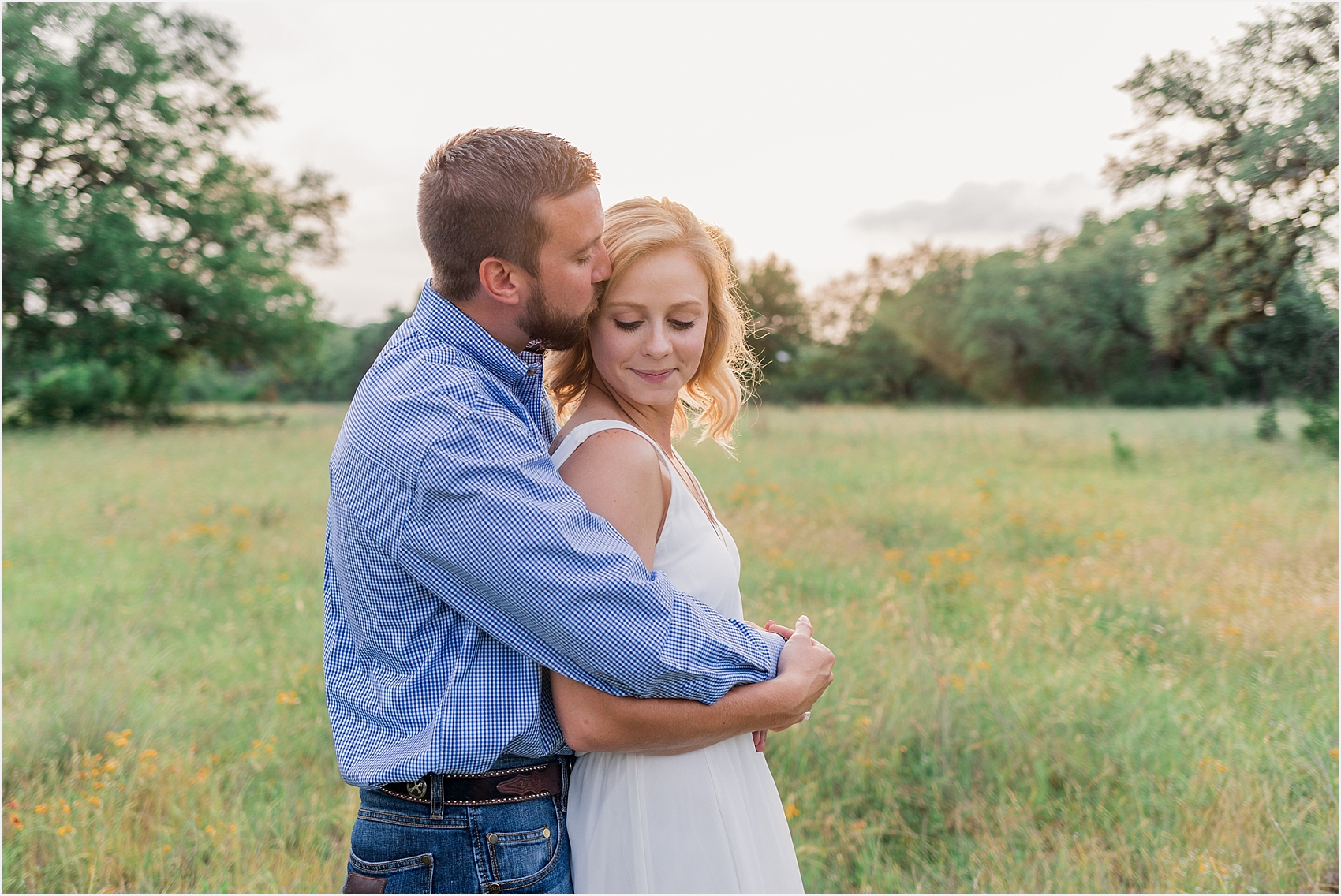 Austin Texas ATX Engagement Session Wedding Photographer Wildflowers Canyon Lake