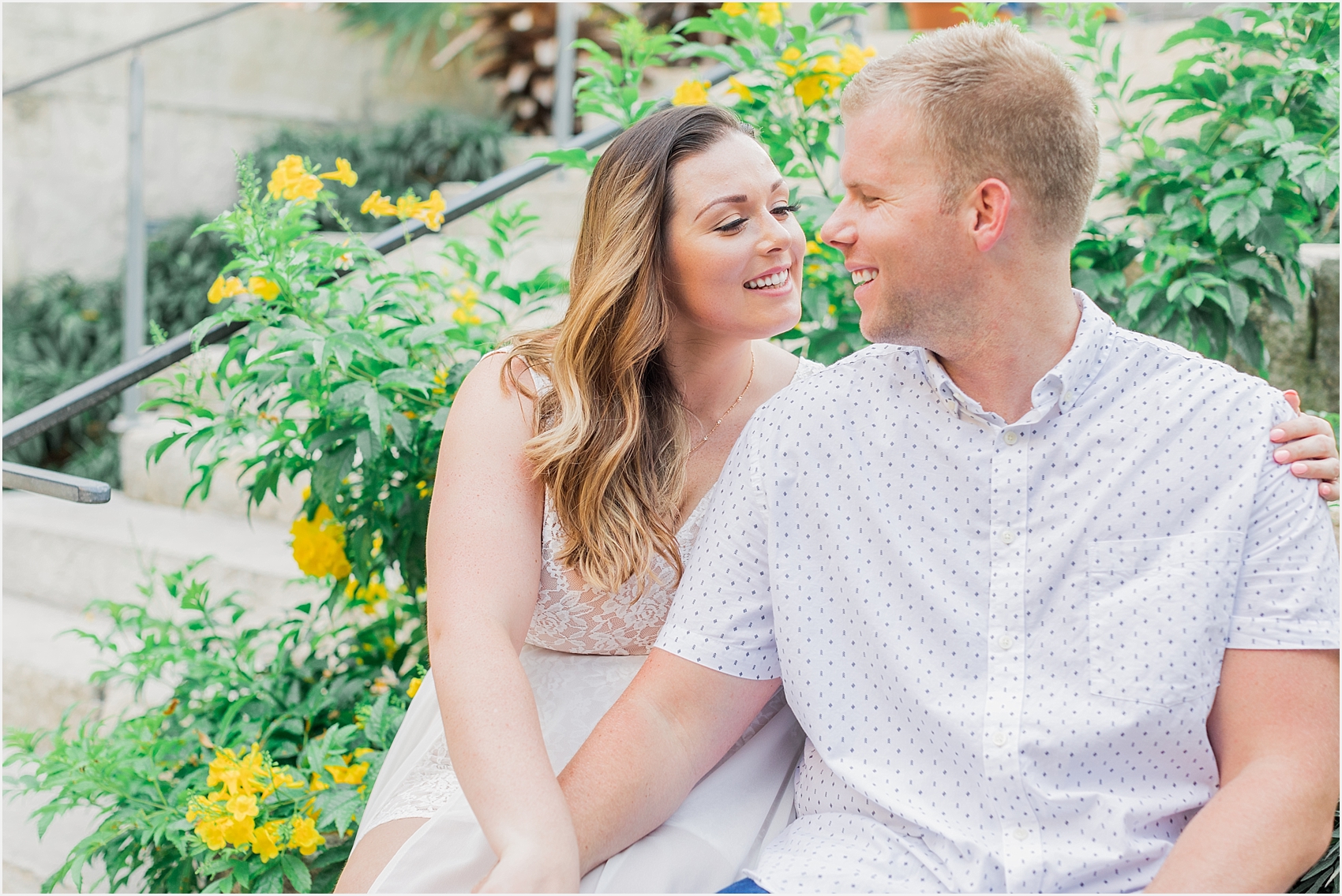 Austin San Antonio Wedding Photographer Light and Airy Elegant Engagement Session River Walk