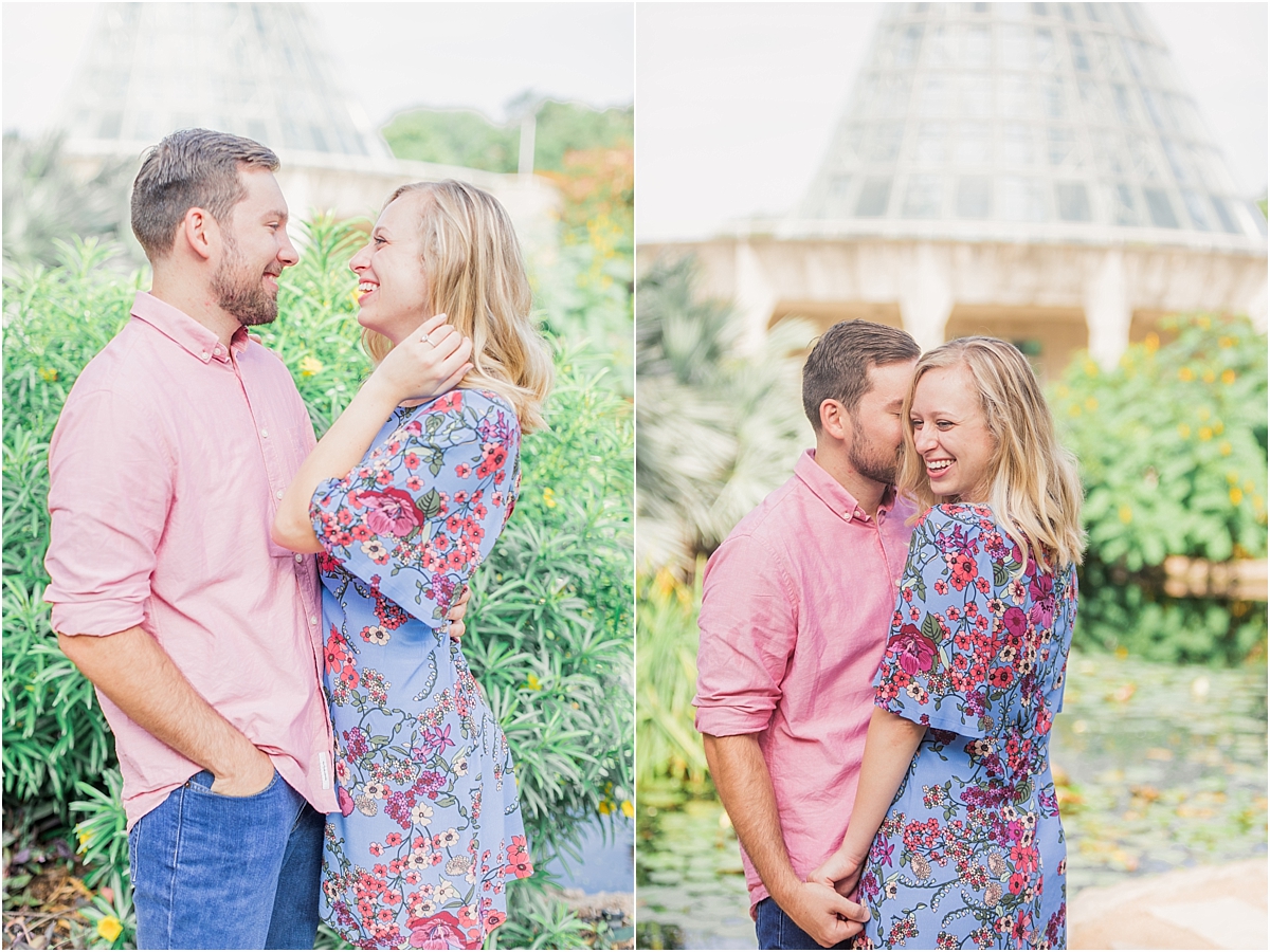 San Antonio Austin Texas ATX SATX Engagement Session Wedding Photographer Light and Airy Botanical Gardens 