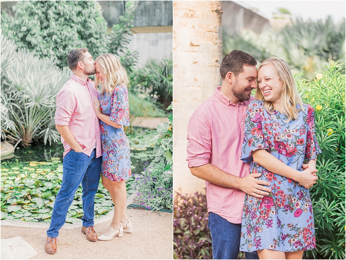 San Antonio Austin Texas ATX SATX Engagement Session Wedding Photographer Light and Airy Botanical Gardens 