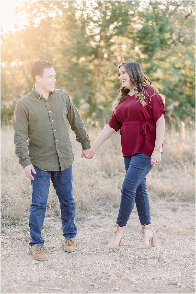 vista west ranch engagement session, ATX, winter engagement session, fall engagement session, austin texas, wedding photographer, outfit inspiration, joyful, authentic, autumn, austin wedding photographer