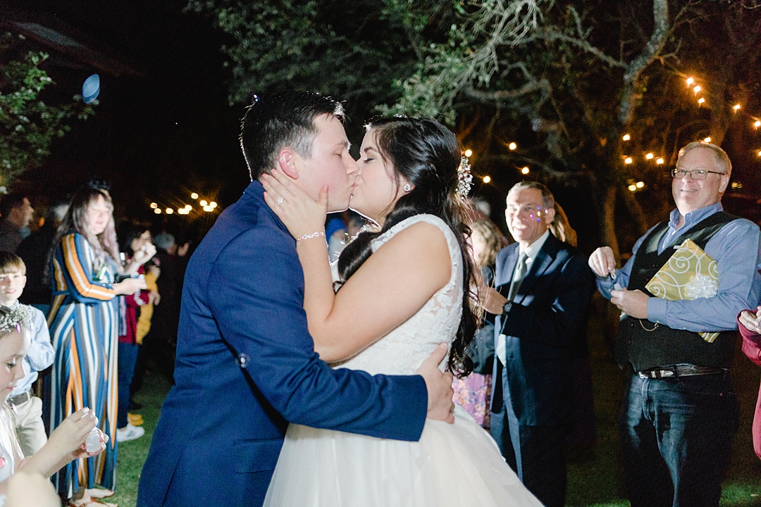 Bubble send off!!! "Not to be cheesy, but everything just made sense.” This Vista West Ranch wedding features the sweetest love story!! Click through to read more!