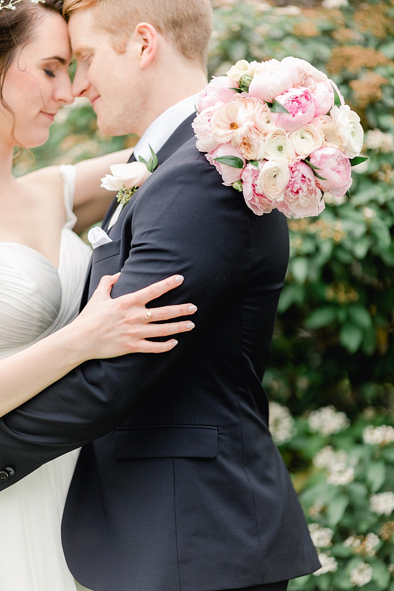 The first look moment! An elegant Springtime Antebellum Oaks wedding in Austin, Texas is what dreams are made of! Navy and blush accents, cookie cakes, and more!