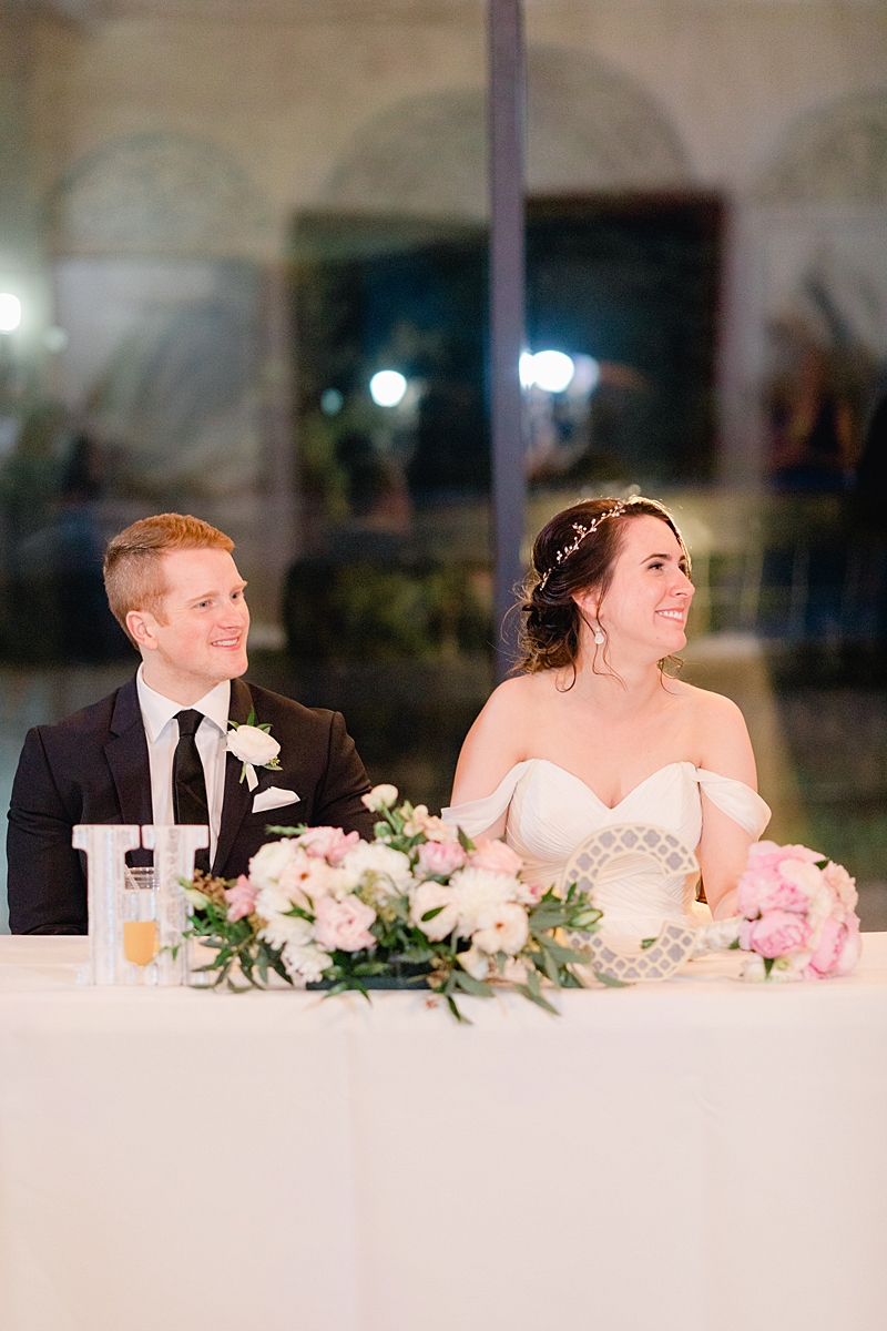 An elegant Springtime Antebellum Oaks wedding in Austin, Texas is what dreams are made of! Navy and blush accents, cookie cakes, and more!