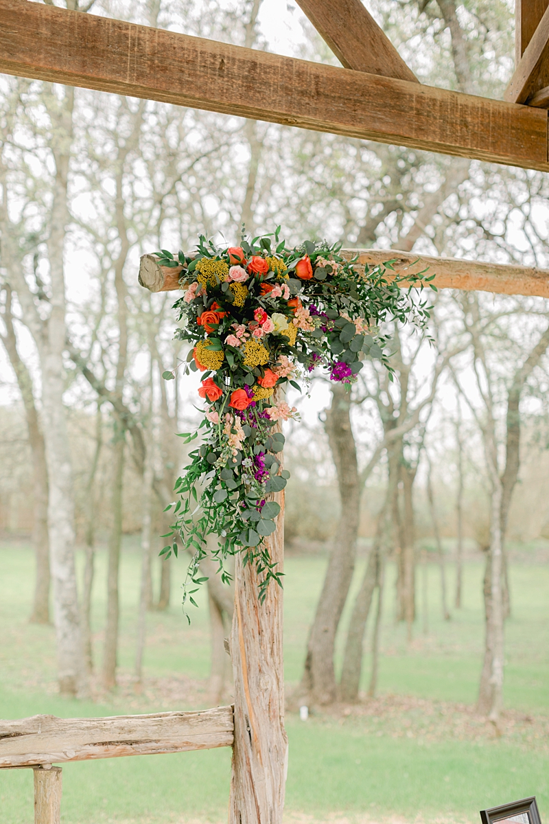 So what do you do when your wedding falls on Texas Independence Day? If you thought, duh, decorate it with all the beautiful and familiar Texas wildflower that pop up every spring! You and Meg are definitely on the same page!! When she told us about her vision when we met about a year go, I was so excited to see her vision come into place. She described it as colorful, magical, and a memory I will cherish forever. Needless to say, those florals and that vision delivered!