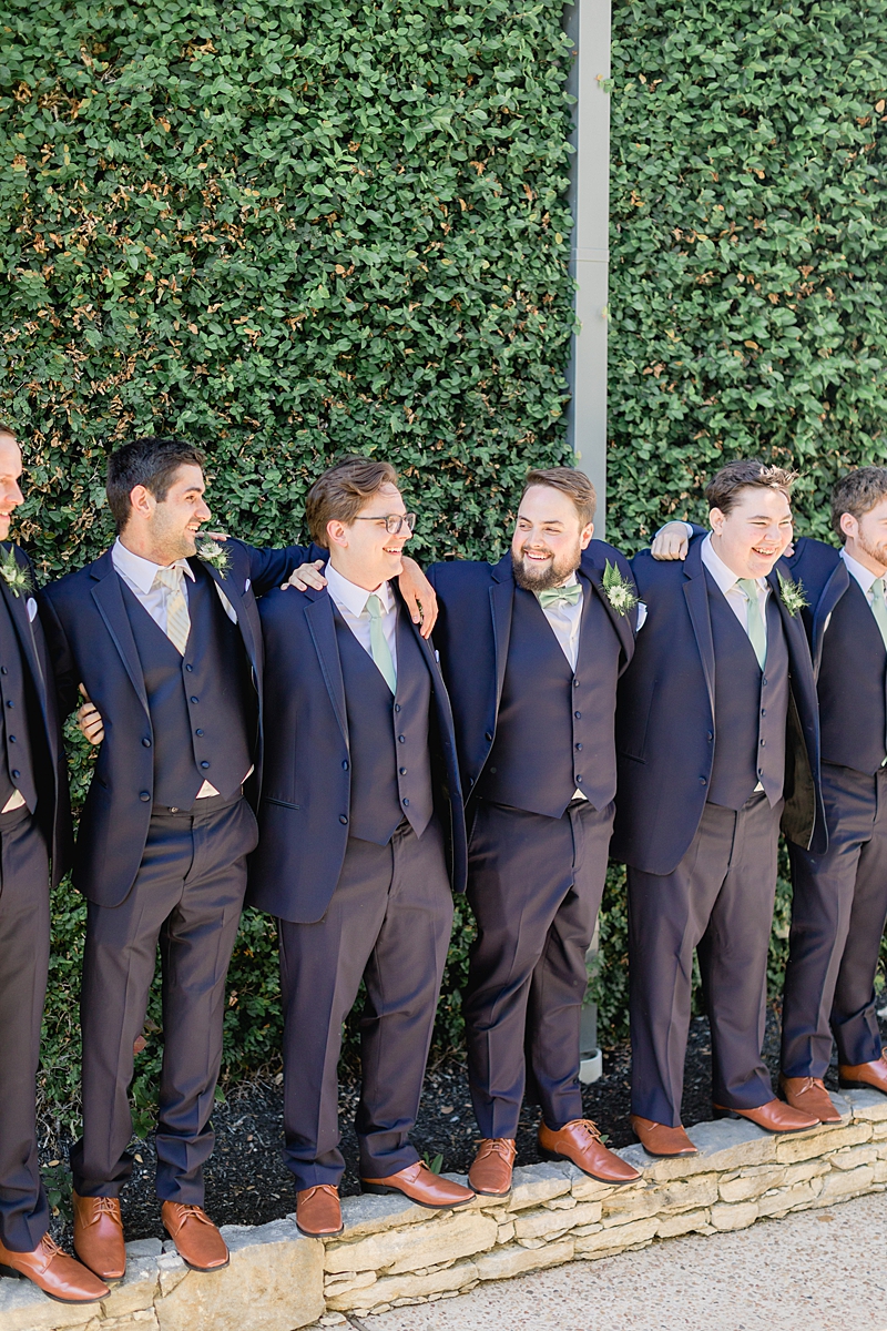 Groomsmen all at Rancho Mirando, Austin Texas wedding photographer. Click through to see all the beautiful details from this wedding!