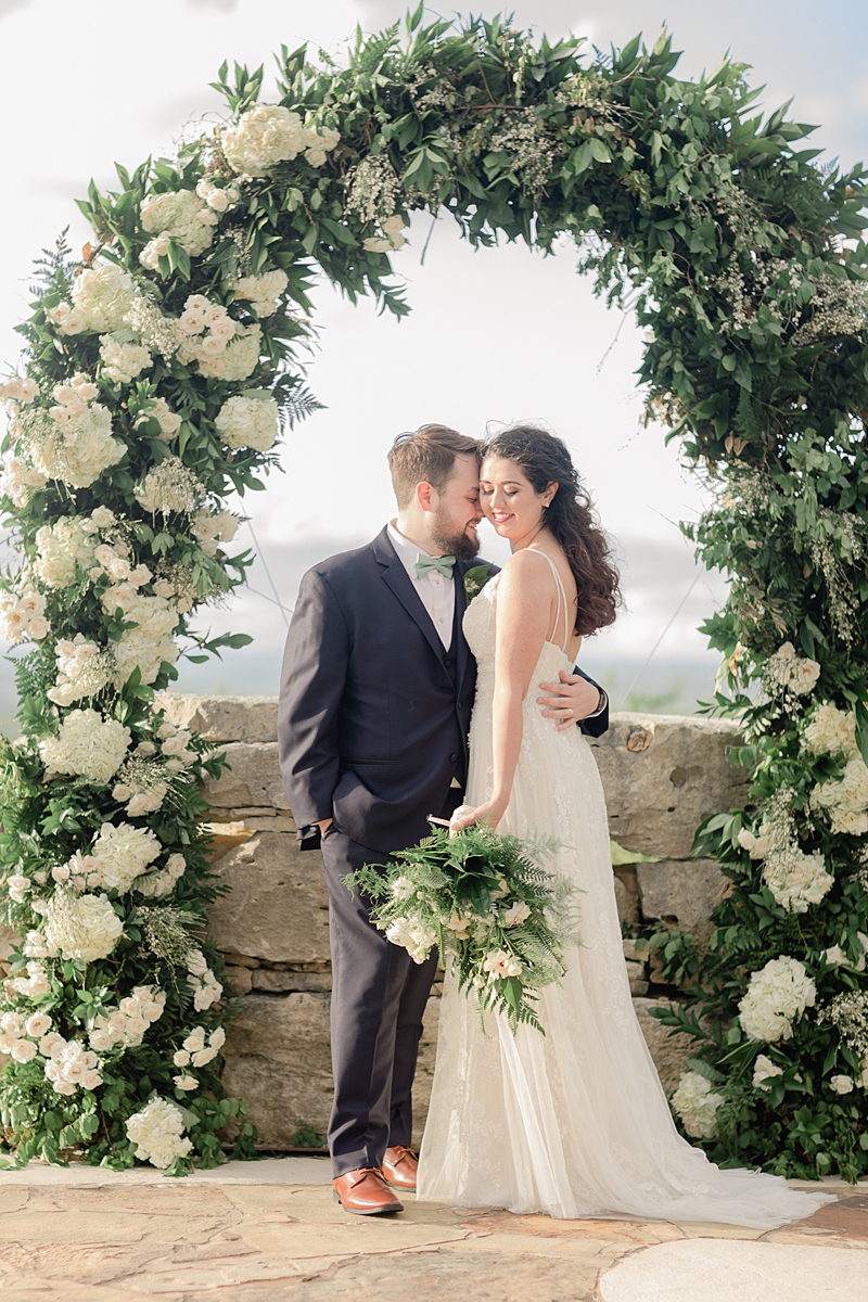 Husband and wife portraits, at Rancho Mirando, Austin Texas wedding photographer. Click through to see all the beautiful details from this wedding!