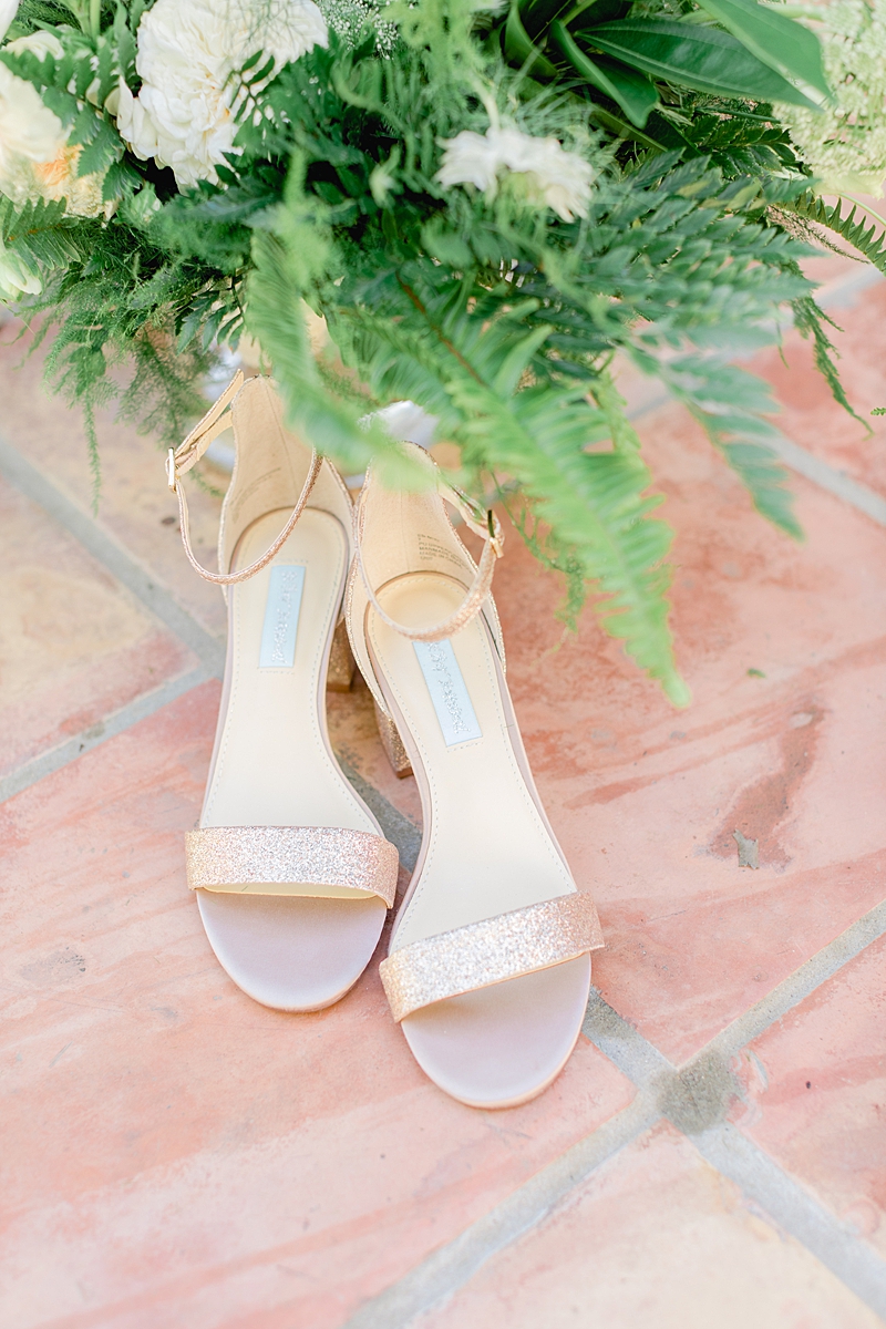 Betsey Johnson bride bridal shoes, details on a tiled floor, Austin Texas wedding photographer. Click through to see all the beautiful details from this wedding!