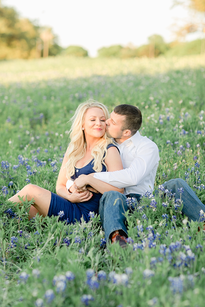 This engagement session in the Texas bluebonnets is just perfect! Outfit inspiration for sure!!! Steph is a reporter for Studio 512 and Aaron is a firefighter. Click through to read their story! 