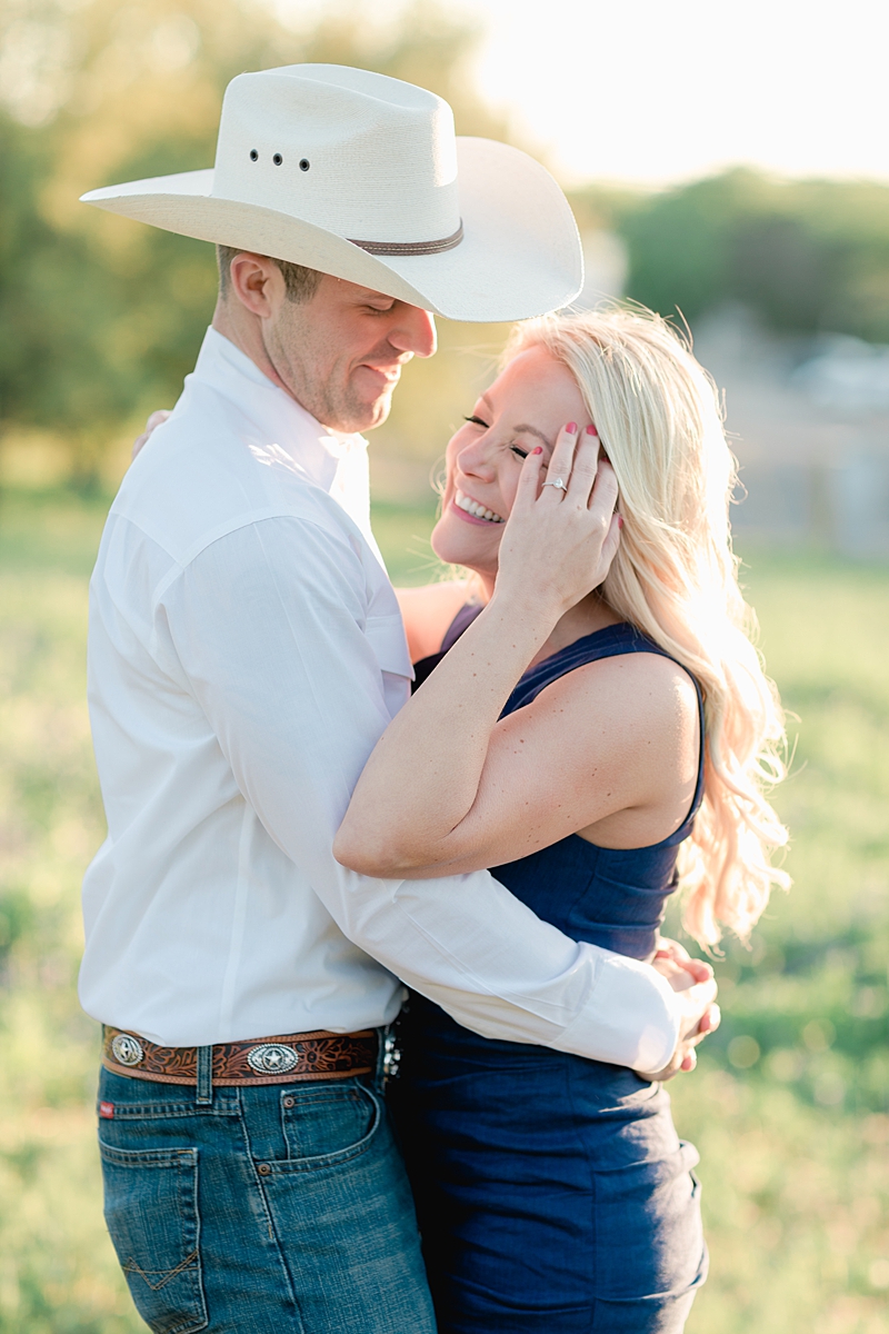 This engagement session in the Texas bluebonnets is just perfect! Outfit inspiration for sure!!! Steph is a reporter for Studio 512 and Aaron is a firefighter. Click through to read their story! 