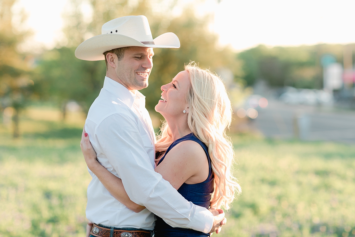 This engagement session in the Texas bluebonnets is just perfect! Outfit inspiration for sure!!! Steph is a reporter for Studio 512 and Aaron is a firefighter. Click through to read their story! 