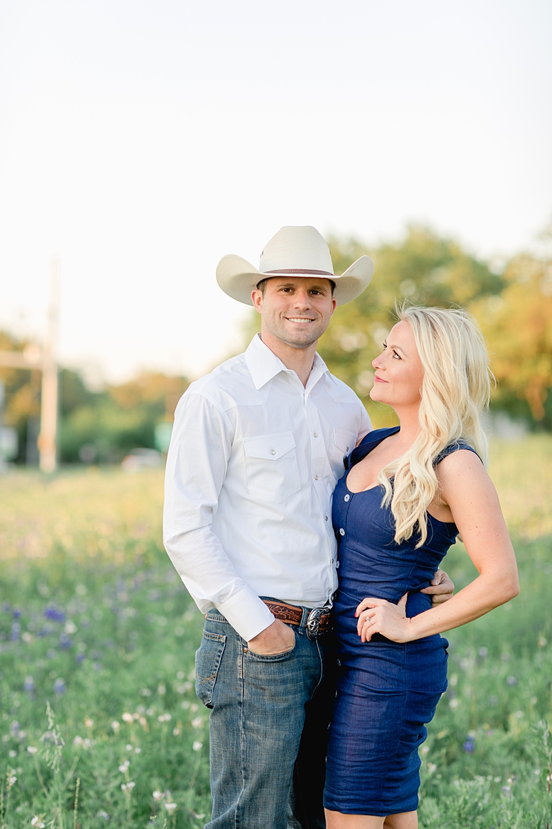 This engagement session in the Texas bluebonnets is just perfect! Outfit inspiration for sure!!! Steph is a reporter for Studio 512 and Aaron is a firefighter. Click through to read their story! 