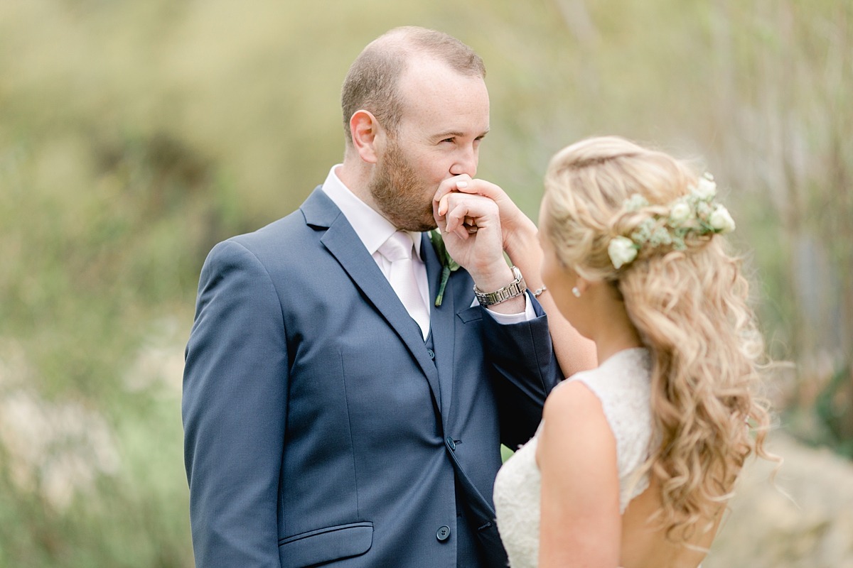 The first look moment!! So many handpicked, thoughtful details here in and around this wedding in Dripping Springs, Texas. Click through to see the most perfect wedding day!