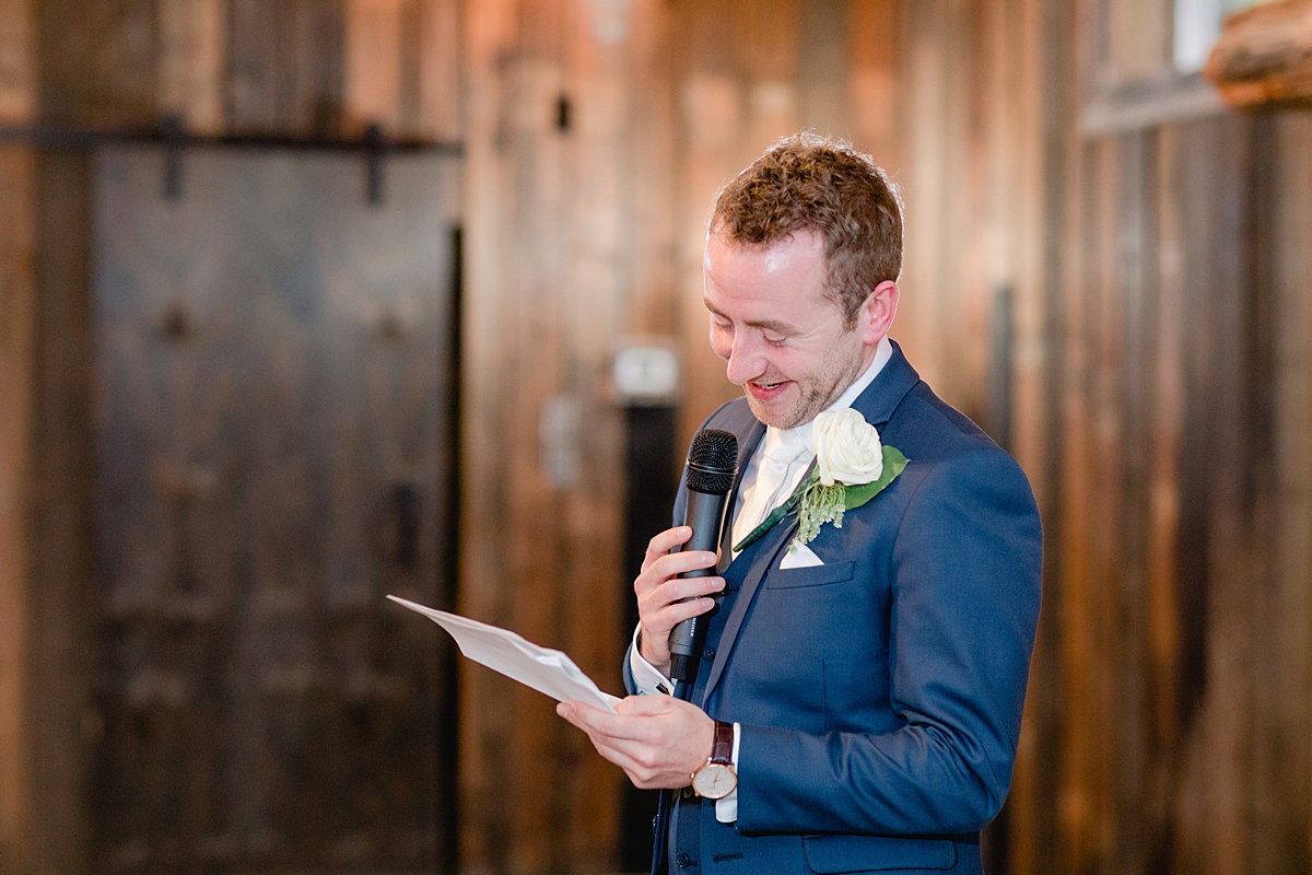 So many handpicked, thoughtful details here in and around the barn at The Creek Haus. Click through to see the most perfect wedding day!