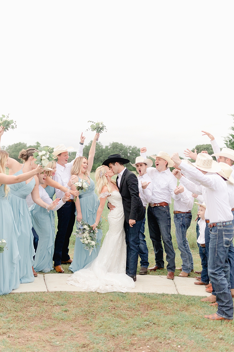 Wedding party shots! This beautiful summertime wedding at The Alexander at Creek Road features a beautiful ourdoor reception and ceremony under a huge oak tree.
