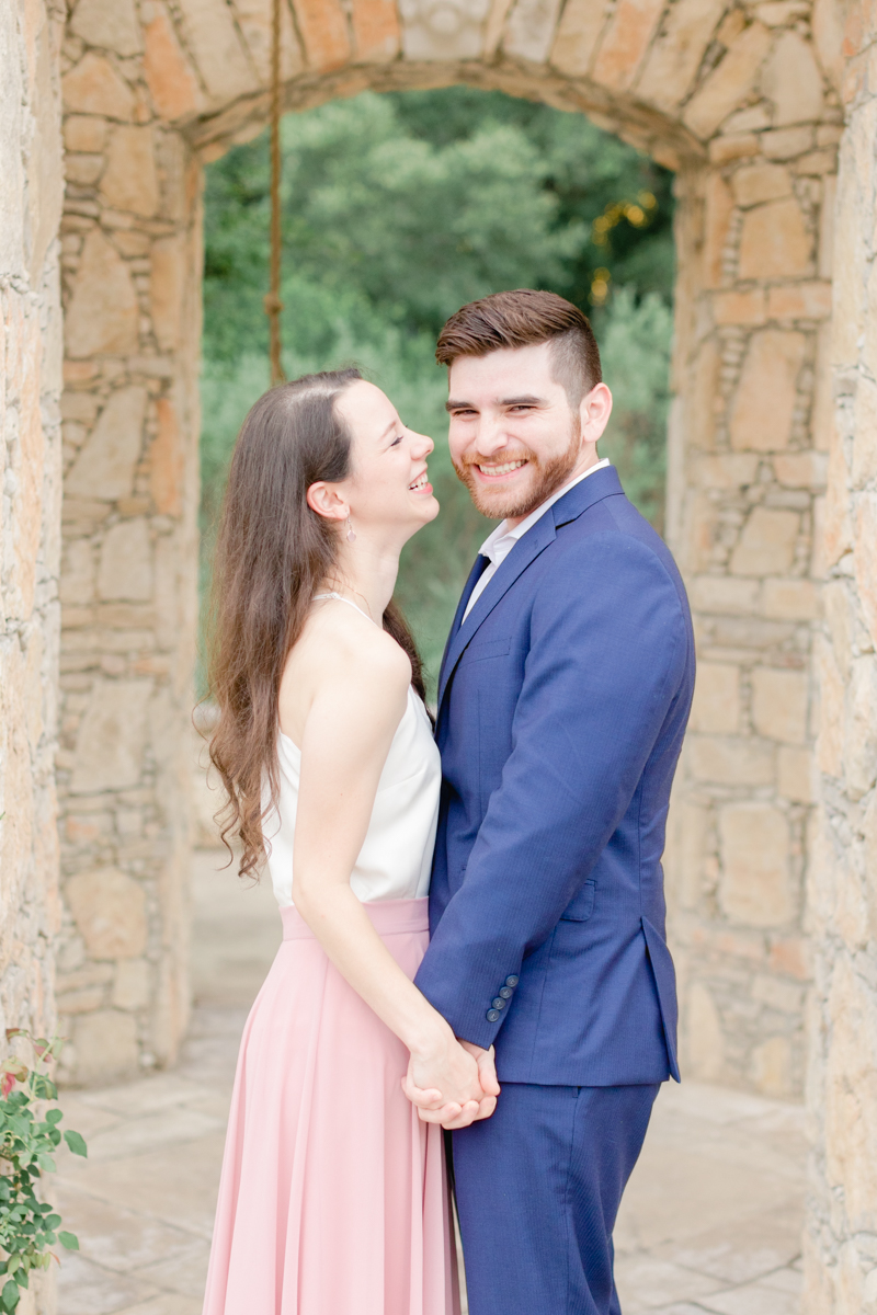 ALT TEXT: Sometimes a couple's energy is just so contagious. That’s Sebastian and Amber-Lea. They're the epitome of bubbly. Their Camp Lucy engagement session was so fun and beautiful! Plus there were ALPACAS! Click through to see their whole session!