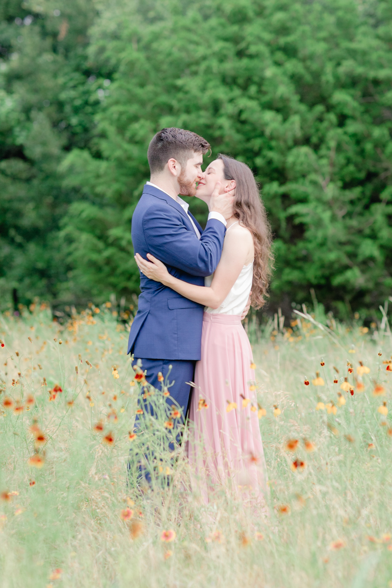 ALT TEXT: Sometimes a couple's energy is just so contagious. That’s Sebastian and Amber-Lea. They're the epitome of bubbly. Their Camp Lucy engagement session was so fun and beautiful! Plus there were ALPACAS! Click through to see their whole session!