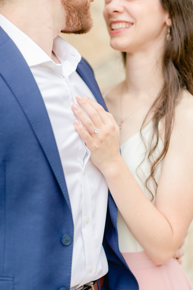 ALT TEXT: Sometimes a couple's energy is just so contagious. That’s Sebastian and Amber-Lea. They're the epitome of bubbly. Their Camp Lucy engagement session was so fun and beautiful! Plus there were ALPACAS! Click through to see their whole session!