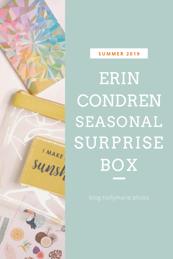 Erin Condren Seasonal Surprise Box | Summer 2019 | #ECSurpriseBox