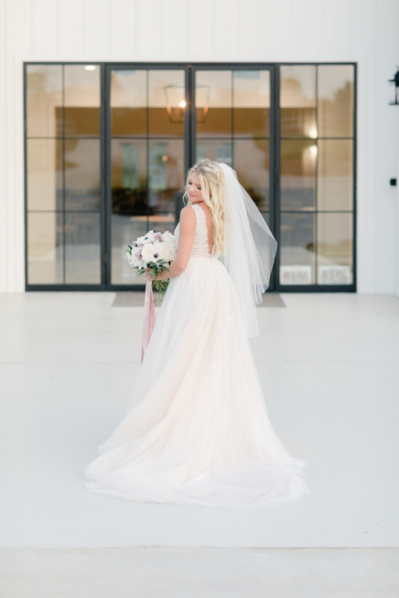 Ida Torez wedding dress with pink undertones. Jeffrey Campbell Lindsay Sandal, the most sparkling bridal heels I've ever seen! I'm smitten over this bridal session at the farmhouse. Click through the pretty details!