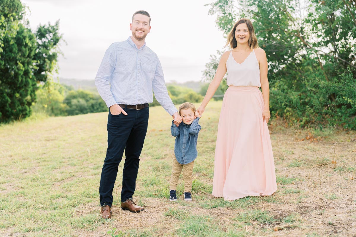 If there were ever a perfect South Austin Family Session, this would be it! I love their family session outfits, even little Hayden who is almost 3!