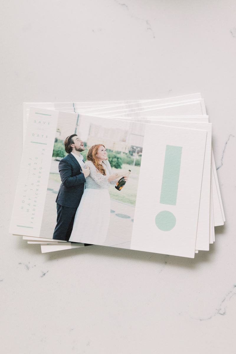 We used the printed postcards from Minted for our Save the Dates...and here's the photo we used! 