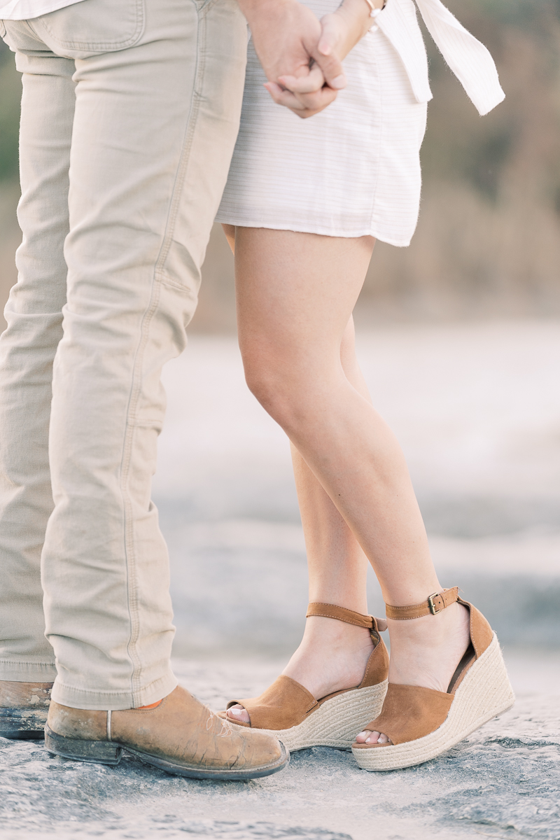 You HAVE to see this dreamy McKinney Falls sunset engagement session. Kinsey and Colton are couple goals, outfit goals, and the absolute cutest!! 