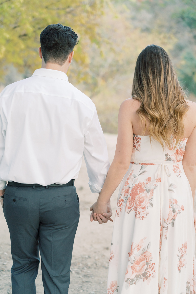 This Bull Creek engagement session was right at sunset! Jac and Kyle were so adorable! They are engagement session outfit inspiration!