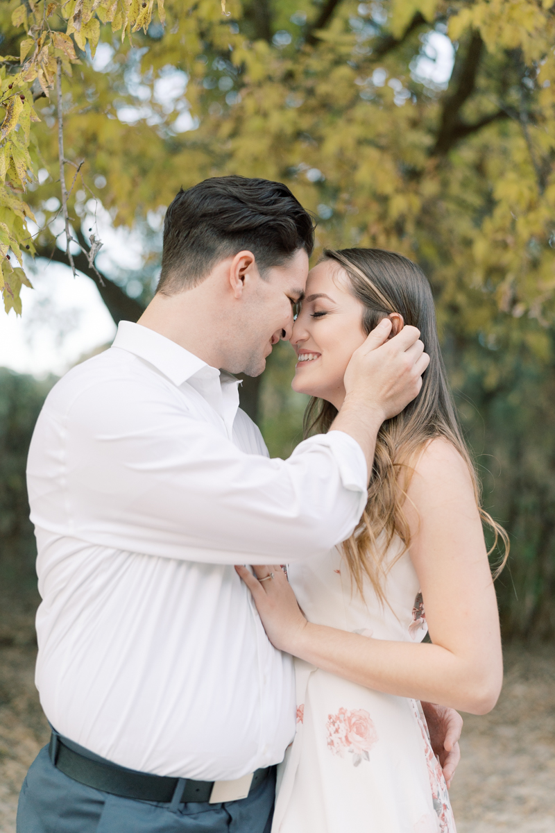 This Bull Creek engagement session was right at sunset! Jac and Kyle were so adorable! They are engagement session outfit inspiration!