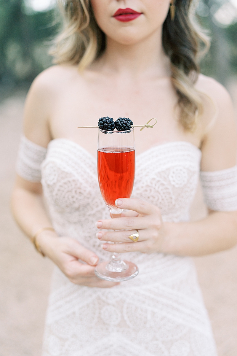 Dress from Unbridaled Austin, drinks by Elevate Bartending, jewelry by On a Limb Creative: Fall wedding inspiration for the Texas Hill Country, with a fall color pallet too. Lucky Arrow Retreat is the coolest venue in Dripping Springs, TX!