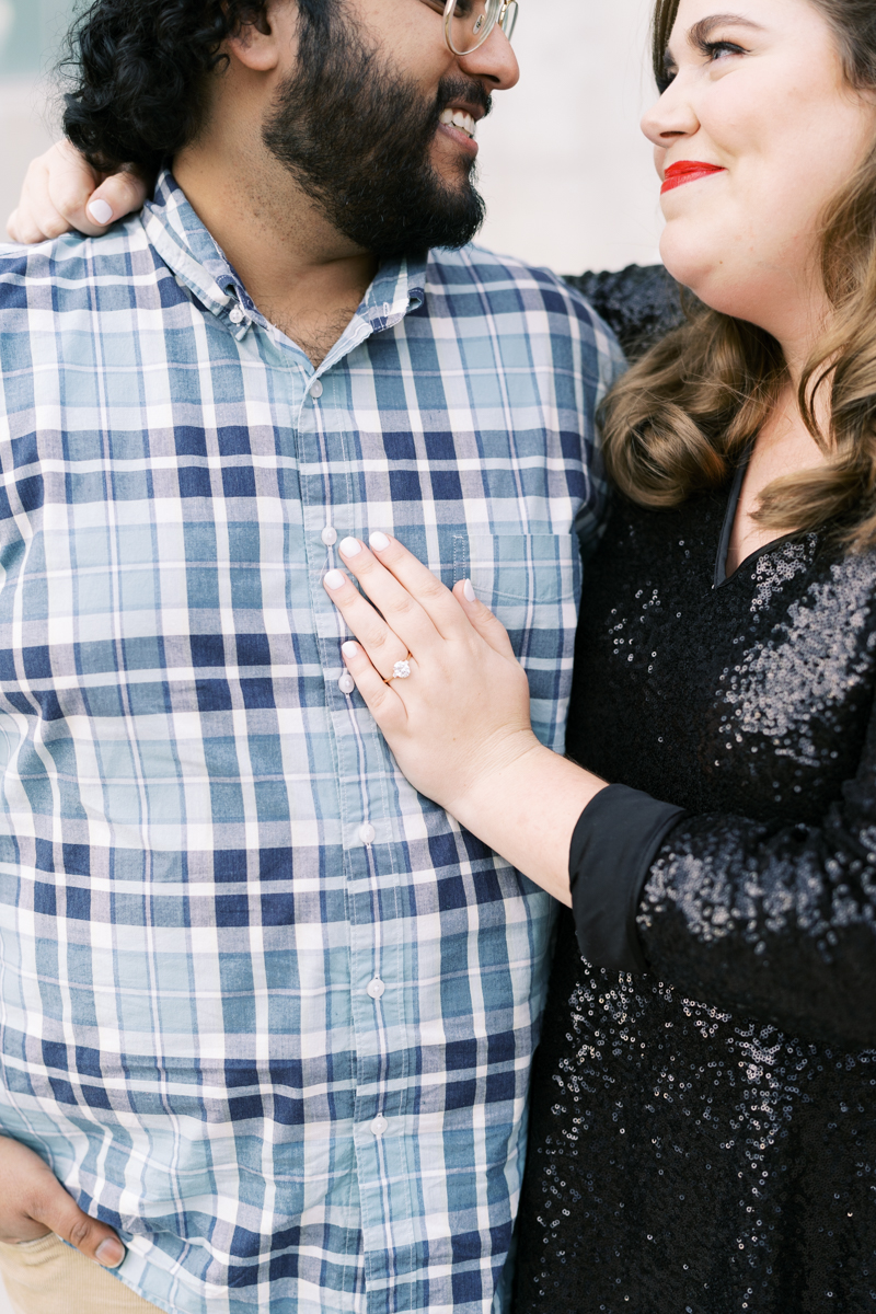 He got down on one knee at Seaholm downtown & popped the question with the most beautiful sparkly ring from Brilliant Earth! You have to see this proposal!!