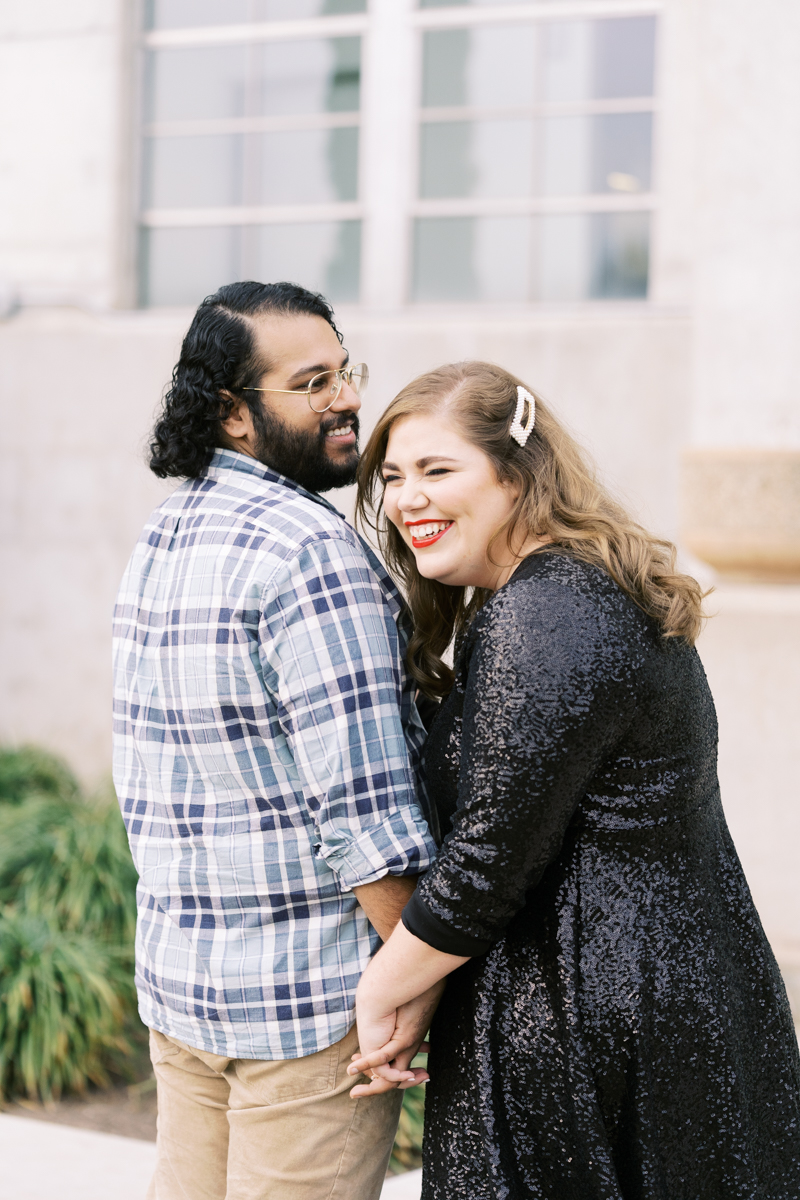 He got down on one knee at Seaholm downtown & popped the question with the most beautiful sparkly ring from Brilliant Earth! You have to see this proposal!!