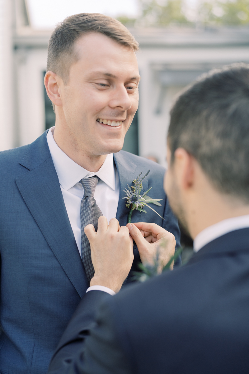 Nick and Alex’s intimate Springdale Station wedding was one of our most touching and beautiful to date! They are the most handsome set of grooms and so fun!