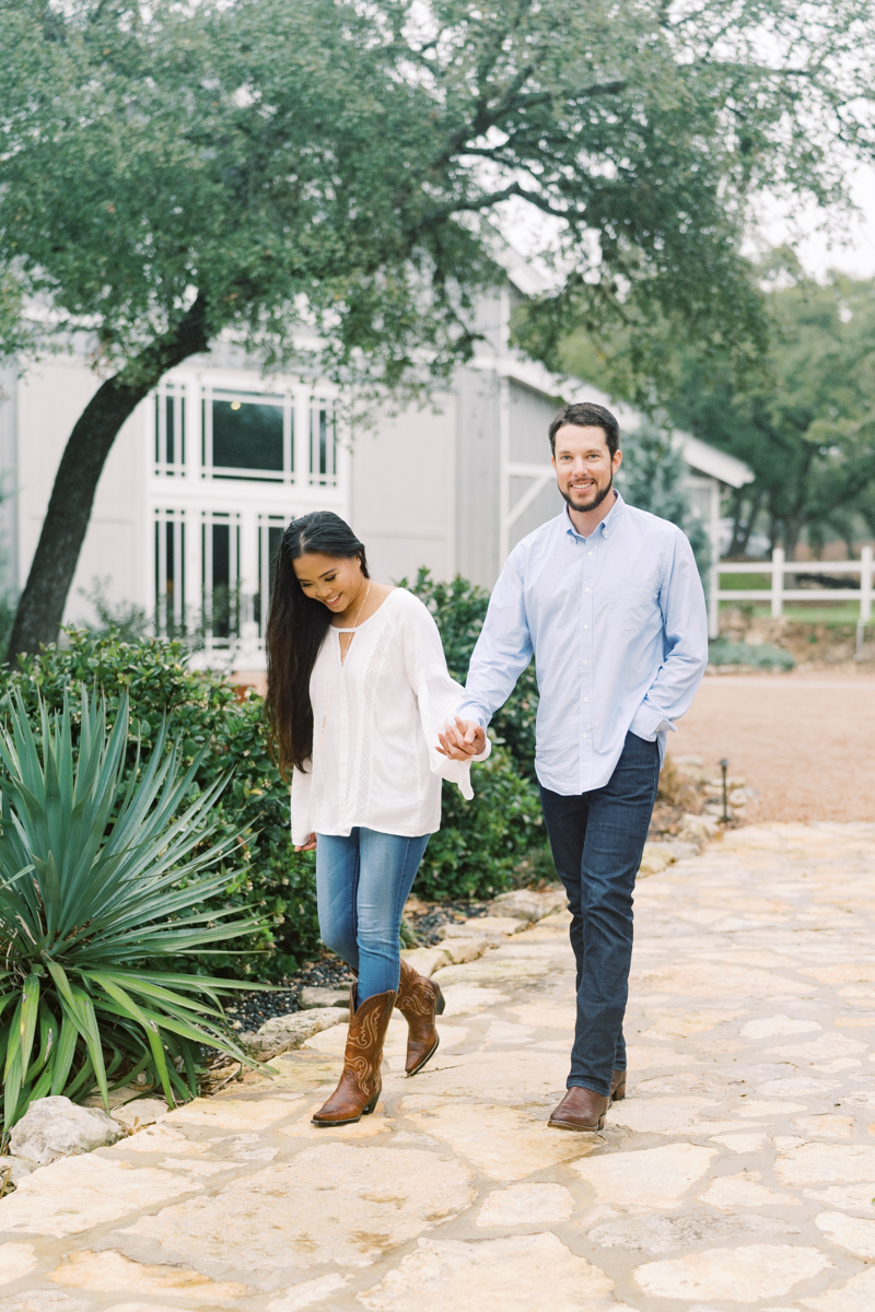 This engagement session at The Addison Grove in Austin Texas is so gorgeous! It's never a bad idea to have your session at your wedding venue!!