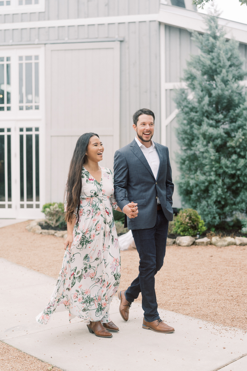 This engagement session at The Addison Grove in Austin Texas is so gorgeous! It's never a bad idea to have your session at your wedding venue!!