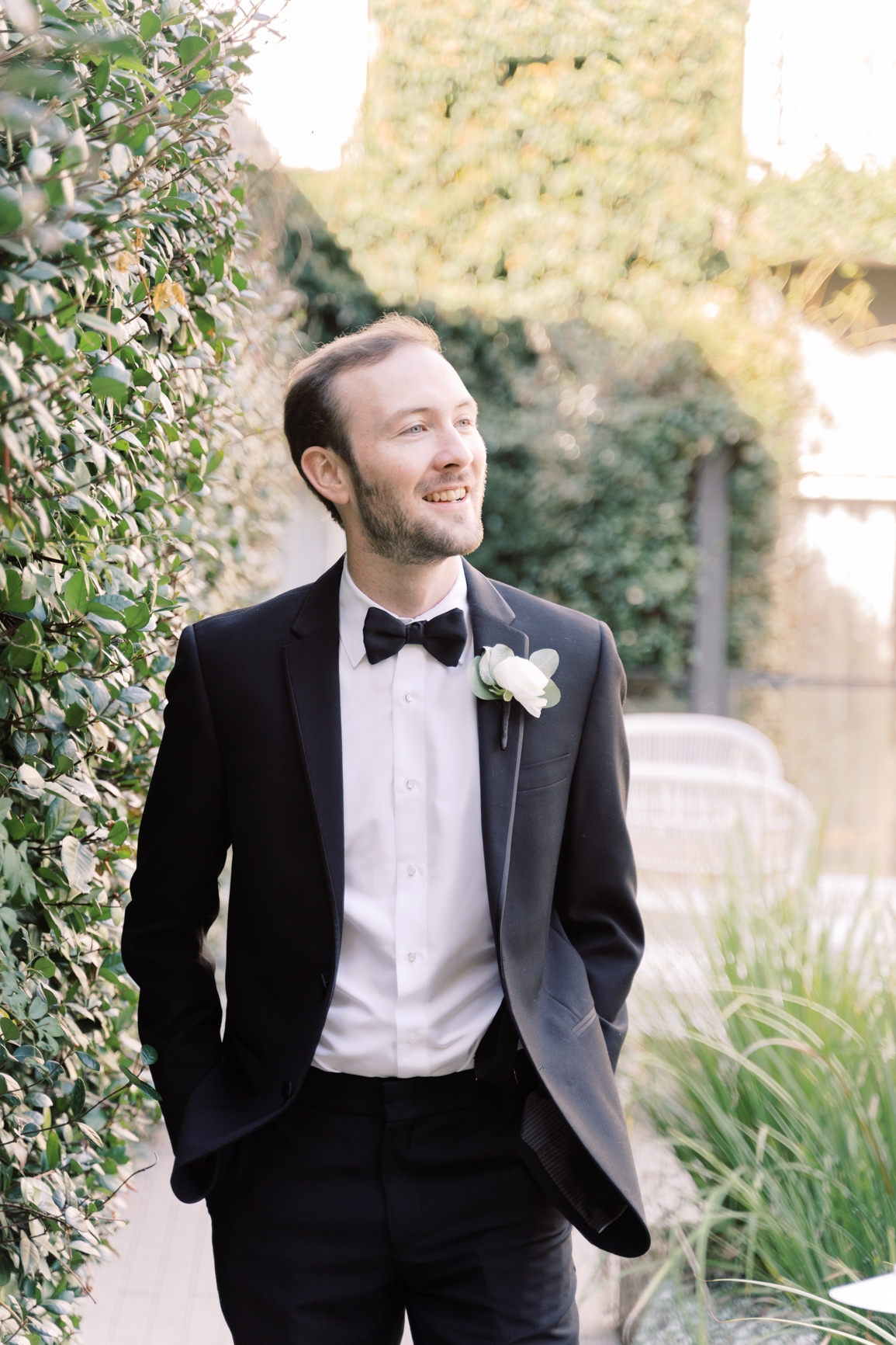 Gorgeous December wedding at Hotel Ella in downtown Austin, TX! Katelyn and Sean brought their dog Huck along as their best pup, had champagne served from a trailer they built themselves! 