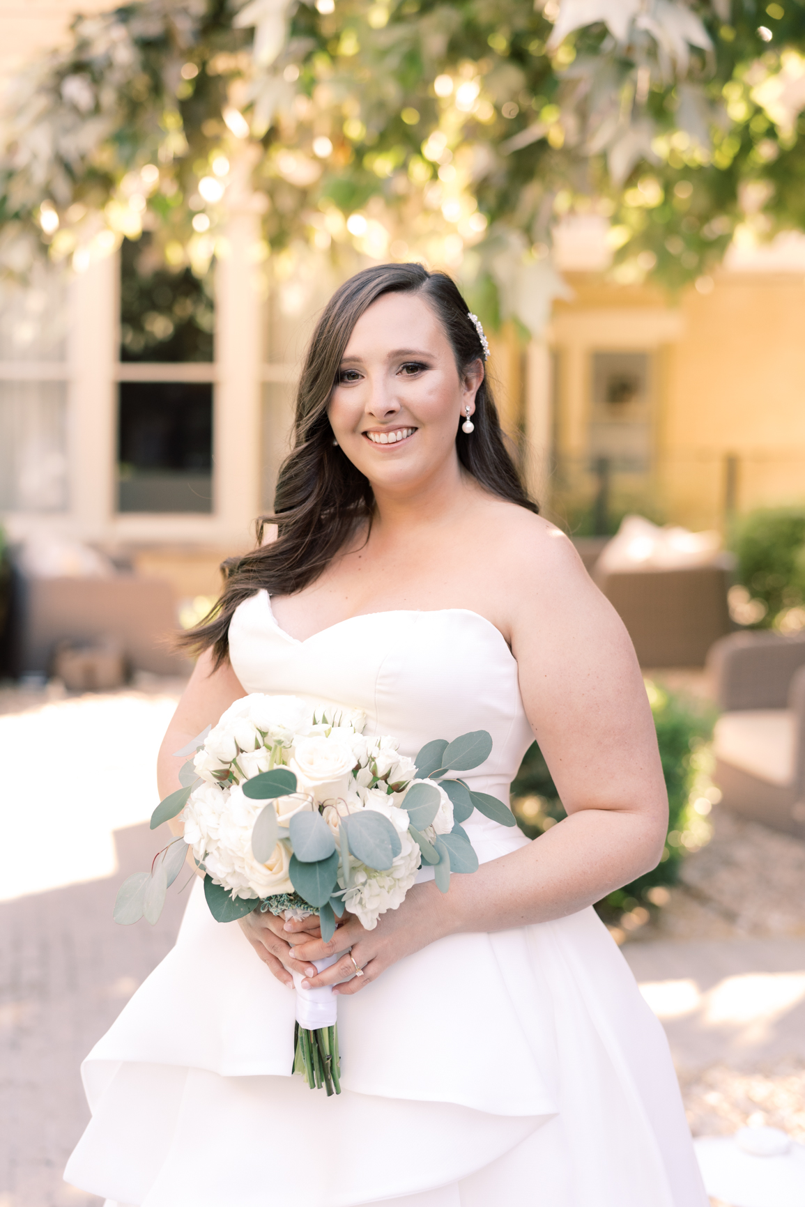 Gorgeous December wedding at Hotel Ella in downtown Austin, TX! Katelyn and Sean brought their dog Huck along as their best pup, had champagne served from a trailer they built themselves! 