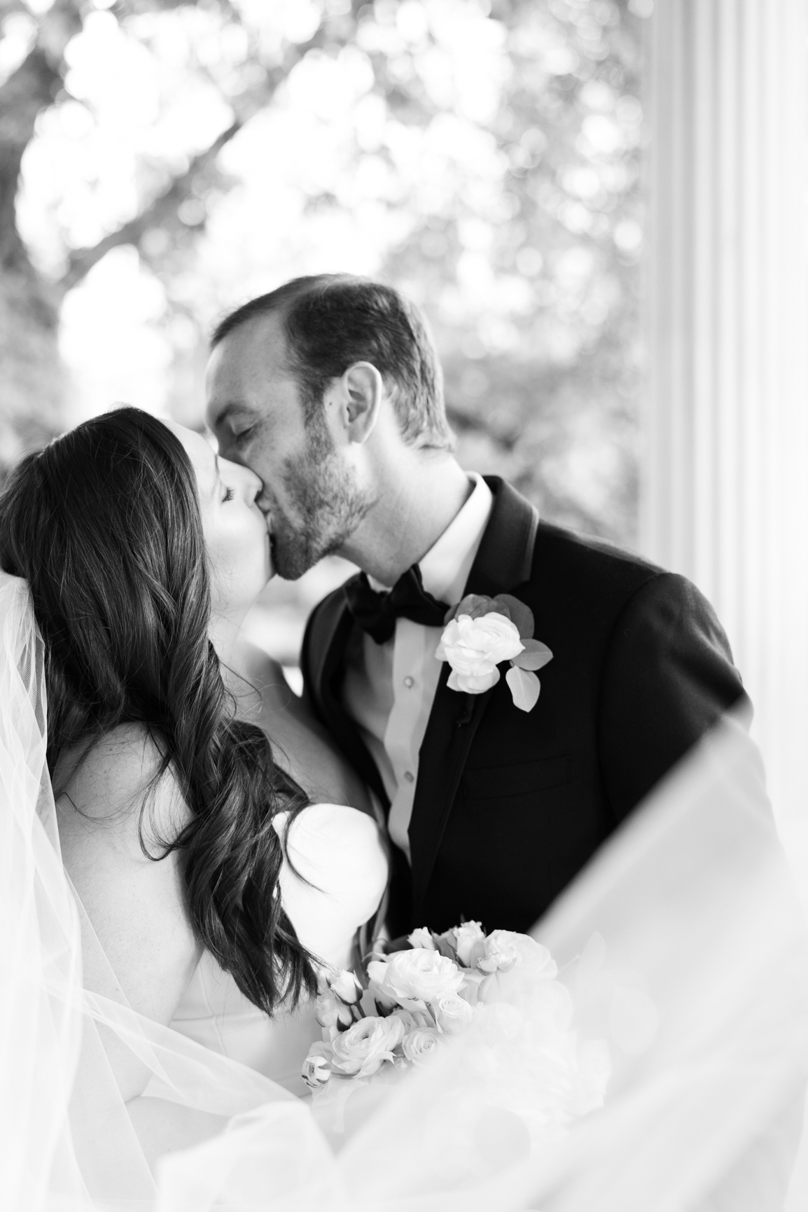 Gorgeous December wedding at Hotel Ella in downtown Austin, TX! Katelyn and Sean brought their dog Huck along as their best pup, had champagne served from a trailer they built themselves! 