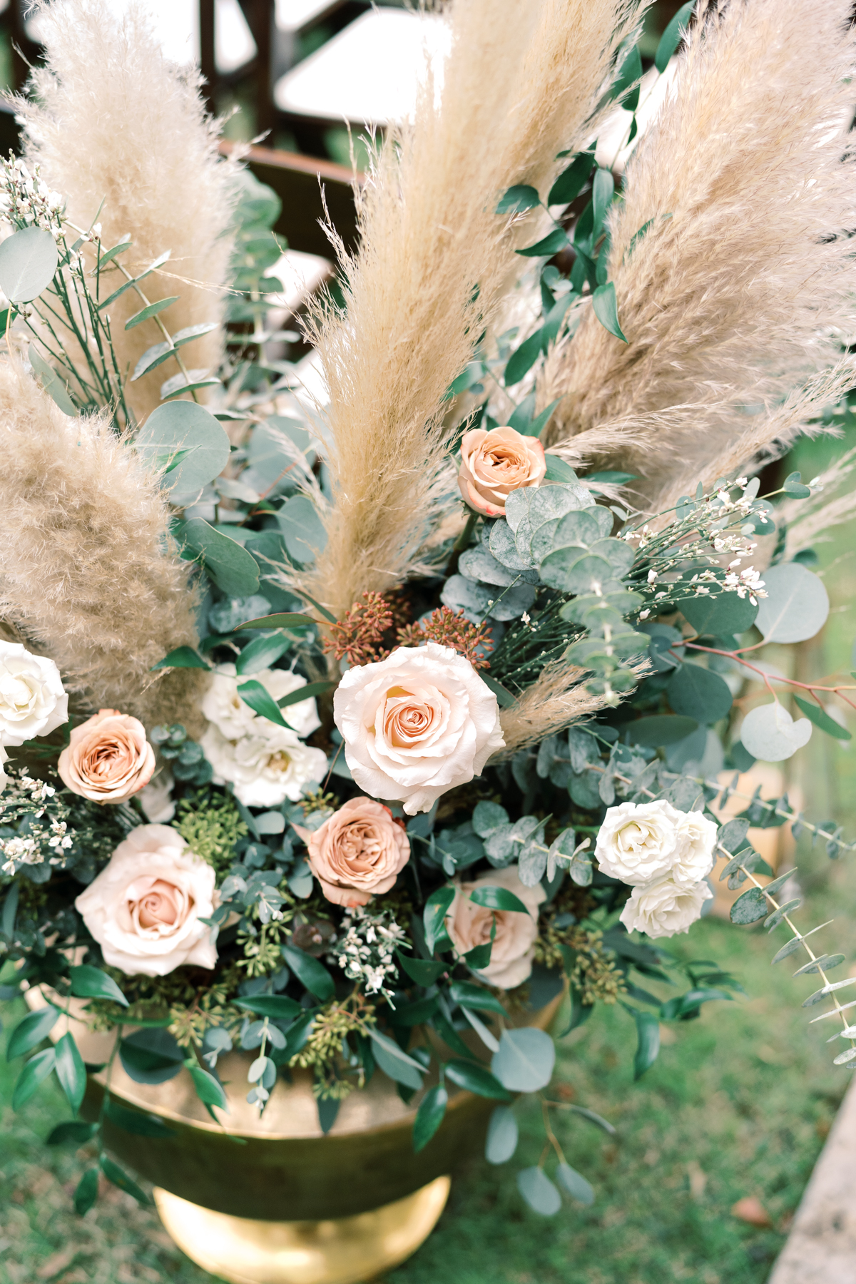 This gorgeous wedding day at Vista West Ranch features a perfect fall pallet, gorgeous florals from Whim Hospitality, and the sweetest couple!