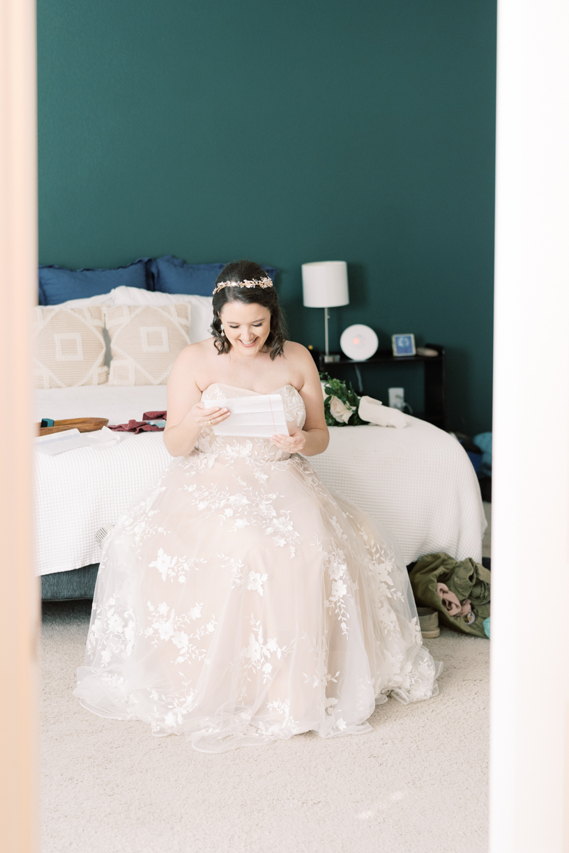 These two tied the knot in their backyard at their sunny minimony in Austin, Texas! It was such a beautiful small ceremony, and the meaningful details they added made the day so sentimental and true to them!