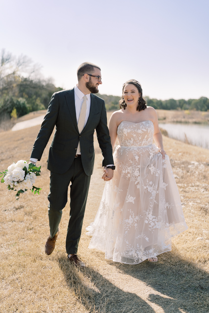 These two tied the knot in their backyard at their sunny minimony in Austin, Texas! It was such a beautiful small ceremony, and the meaningful details they added made the day so sentimental and true to them!