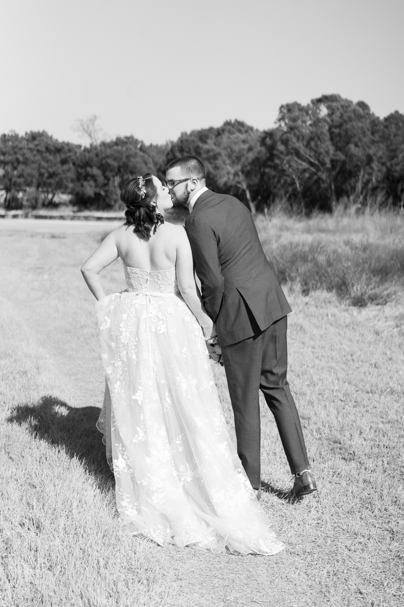 These two tied the knot in their backyard at their sunny minimony in Austin, Texas! It was such a beautiful small ceremony, and the meaningful details they added made the day so sentimental and true to them!