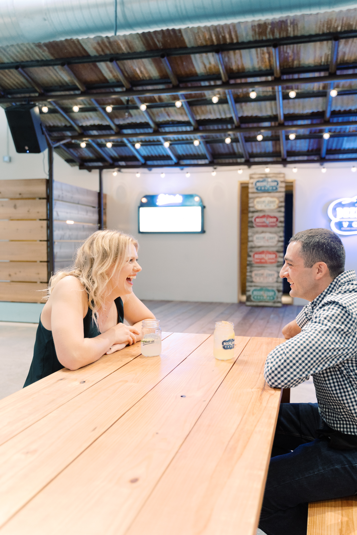 I mean, a lifestyle engagement session at at Deep Eddy Distillery, one of the coolest bars in Austin, Texas? What more could you ask for? #austinengagementsession #atxphotoshoot