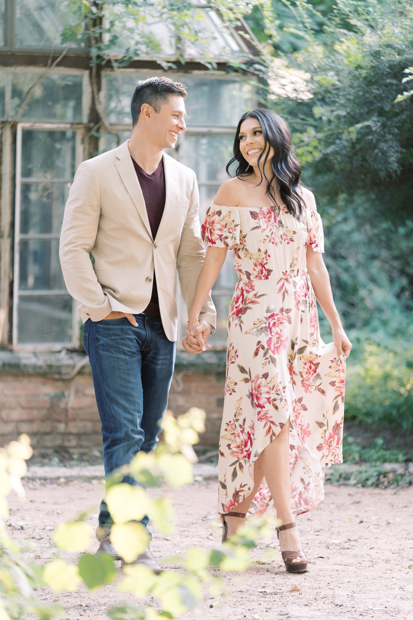 Just wait til you see all the magic when we broke out the smoke bombs! Sekrit Theater is the perfect place for a unique and cool engagement session in Austin Texas! 