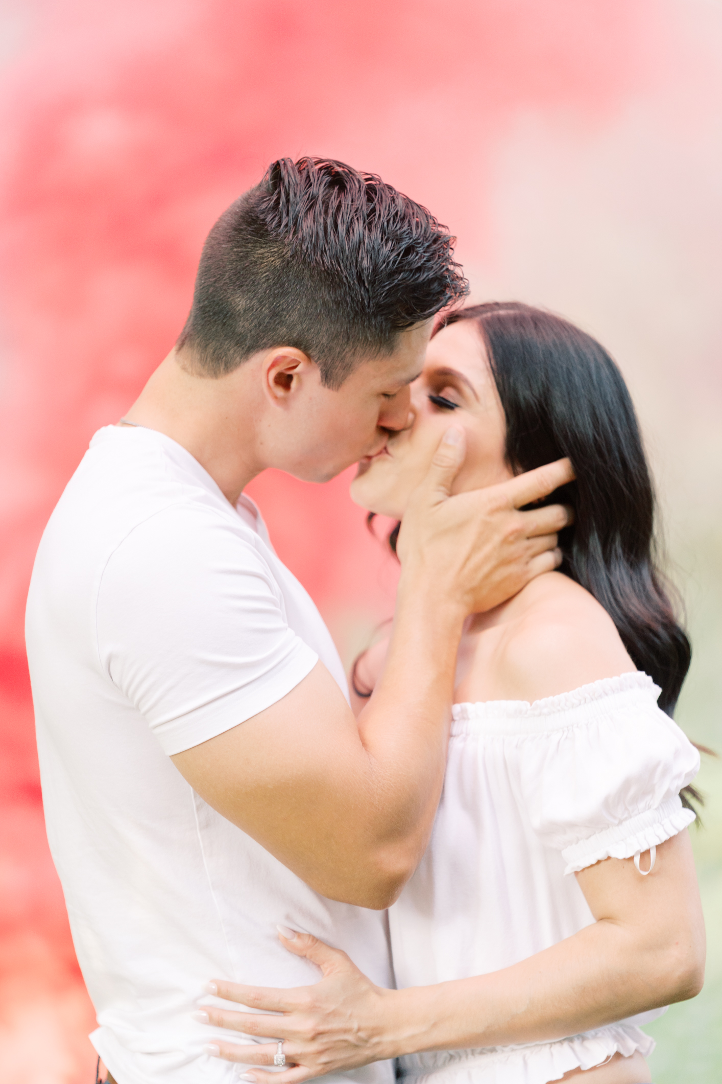 Just wait til you see all the magic when we broke out the smoke bombs! Sekrit Theater is the perfect place for a unique and cool engagement session in Austin Texas! 