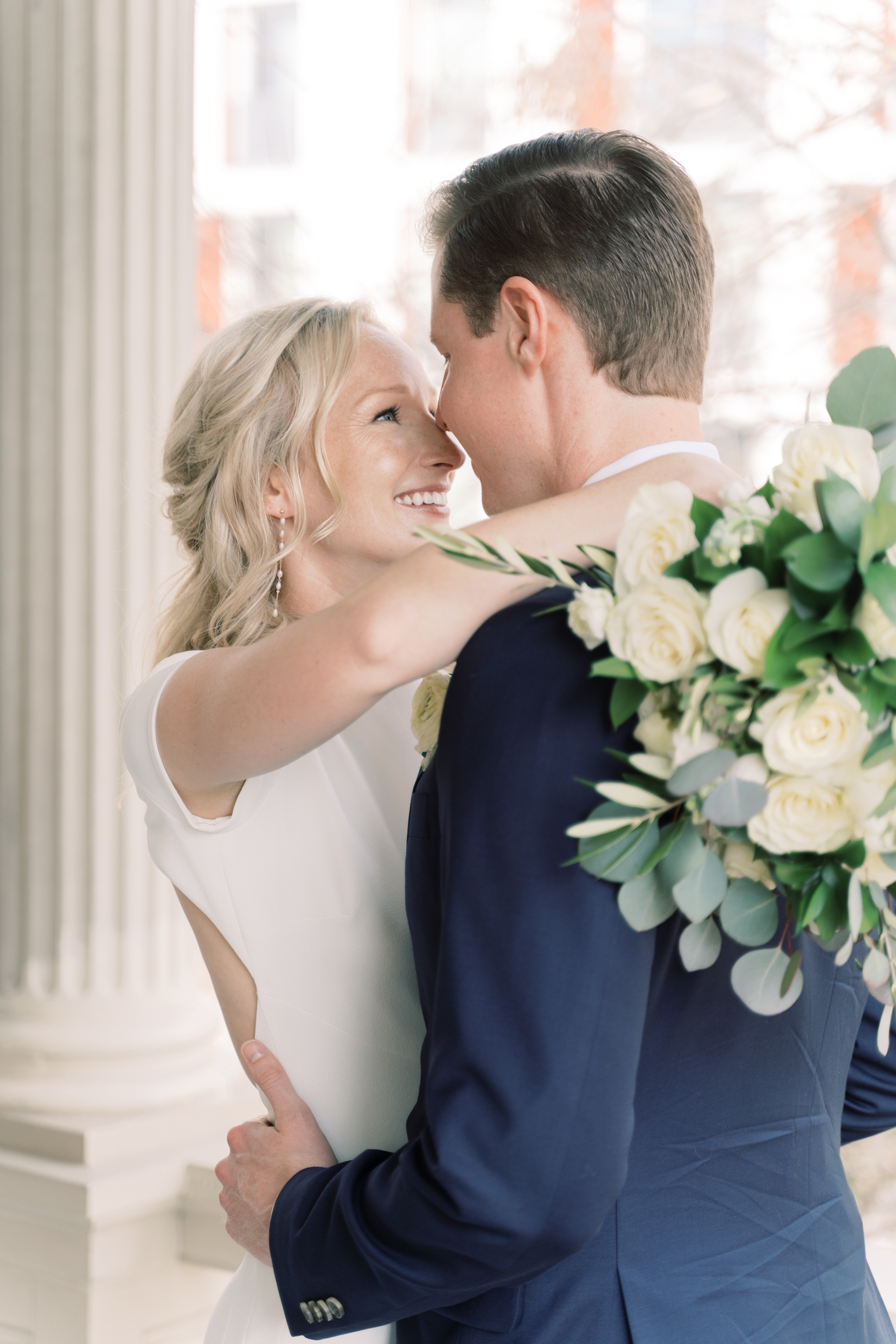 SO MANY beautiful venues in one day! We started out getting ready at Hotel Ella, on the veranda looking out at downtown Austin. And to laugh and dance the night away, a beautiful reception at Mercury Hall! Click here to see this modern, classic wedding day!